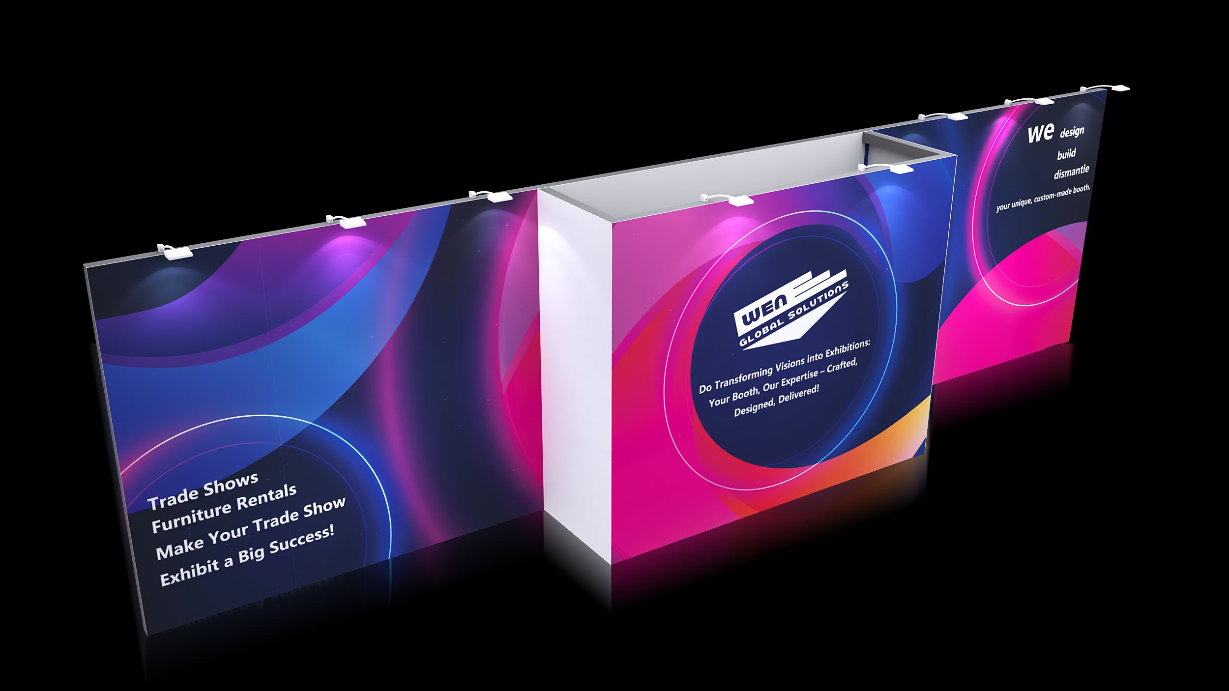 Back Wall 10' x 30' - View 2